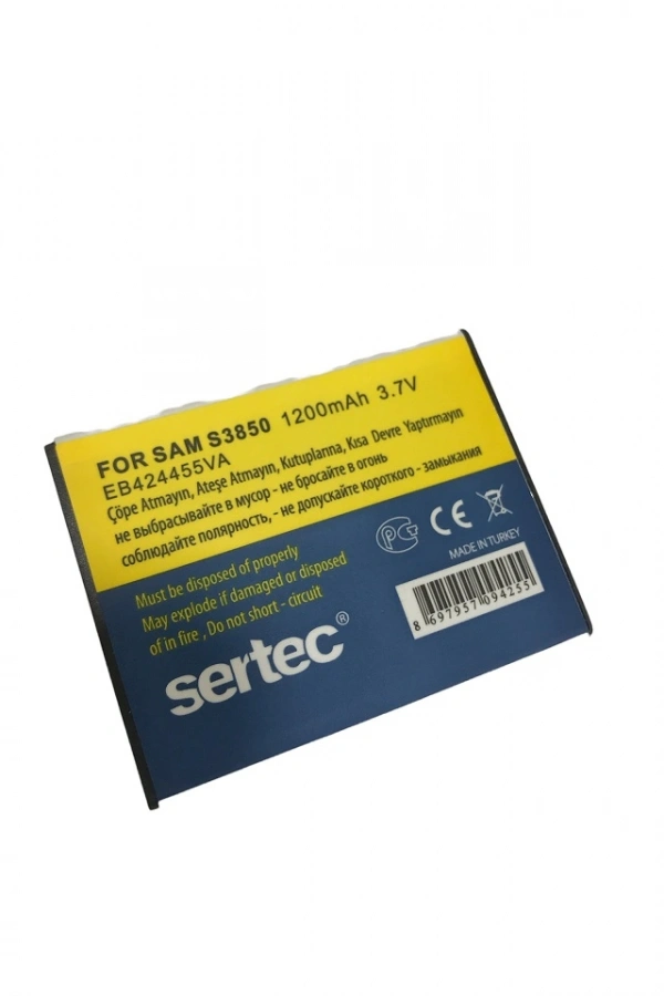 SERTEC - Samsung M350/S3850 Uyumlu Batarya
