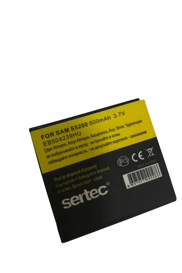 SERTEC - Samsung S5200 Uyumlu Batarya