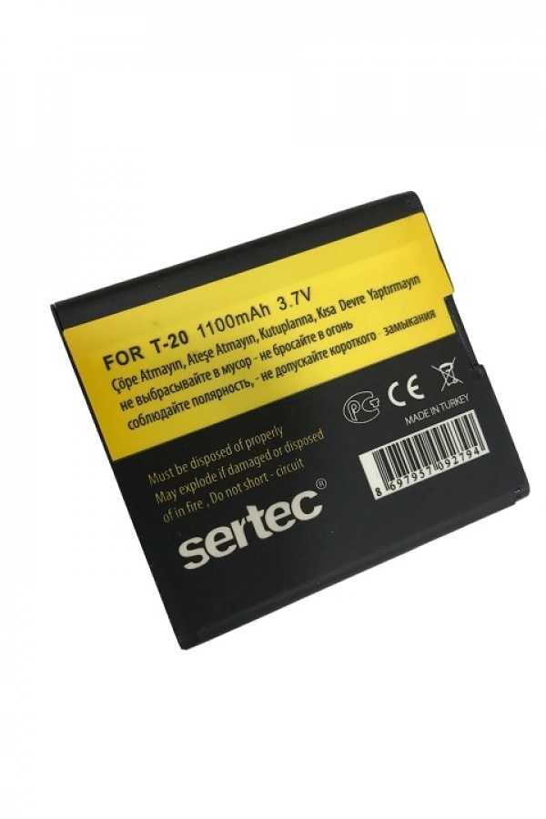 SERTEC - Turkcell T-20 Uyumlu Batarya