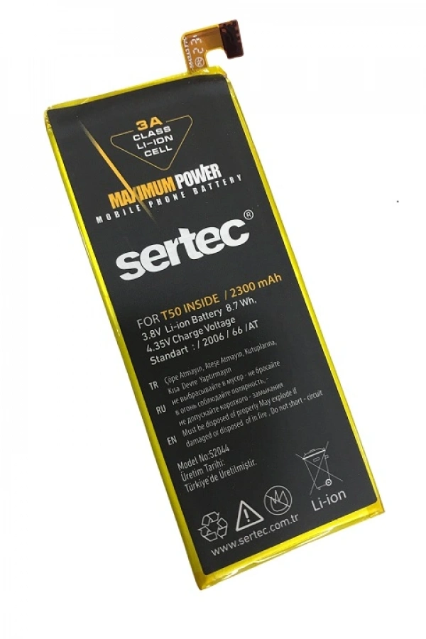 SERTEC - Turkcell T-50 Uyumlu Batarya