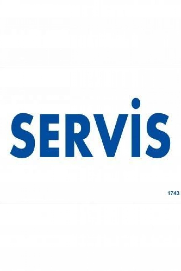 Servis Uyarı Levhası 17,5x25 KOD:1743