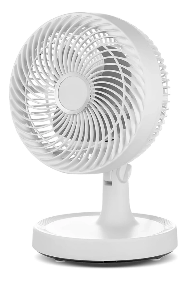Sessiz Çalışan Mini Masaüstü Fan 2 Kademeli Otomatik Salınımlı