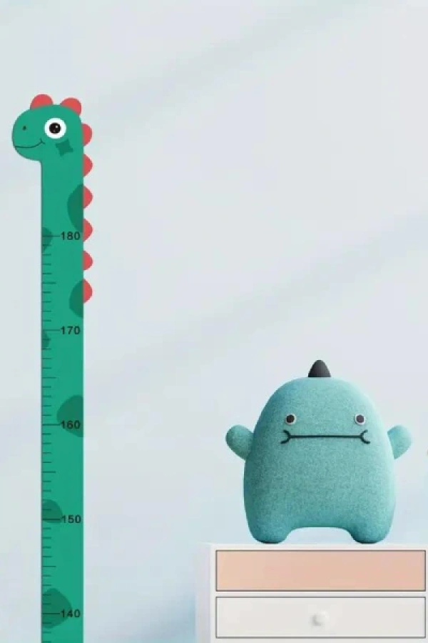 Sevimli Dinozor Boy Ölçüsü Sticker