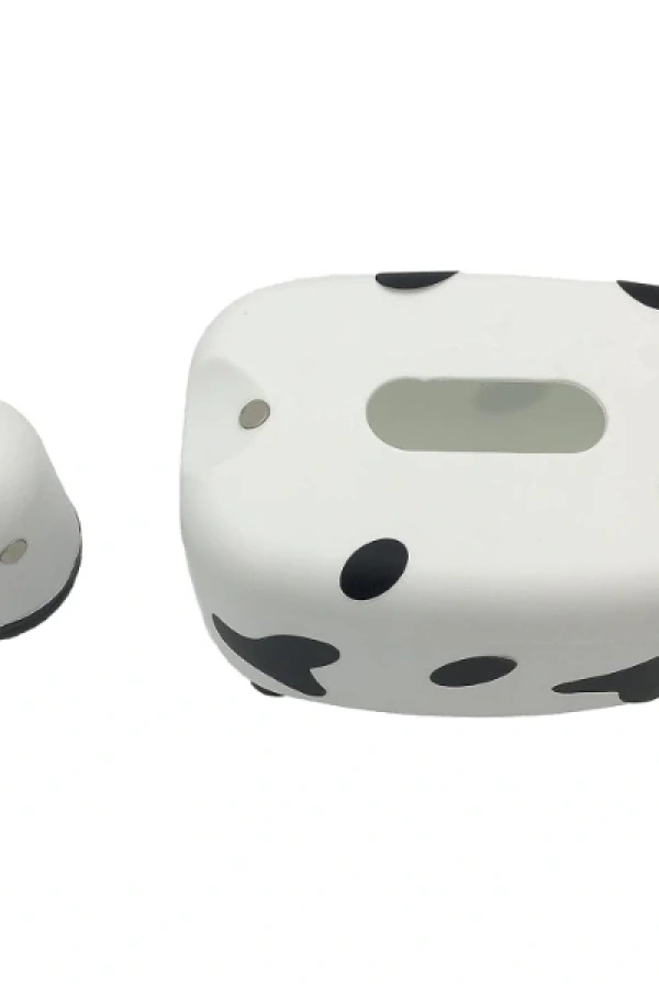 Sevimli İnek Tasarımlı Mıknatıslı Tuzluk ve Peçetelik