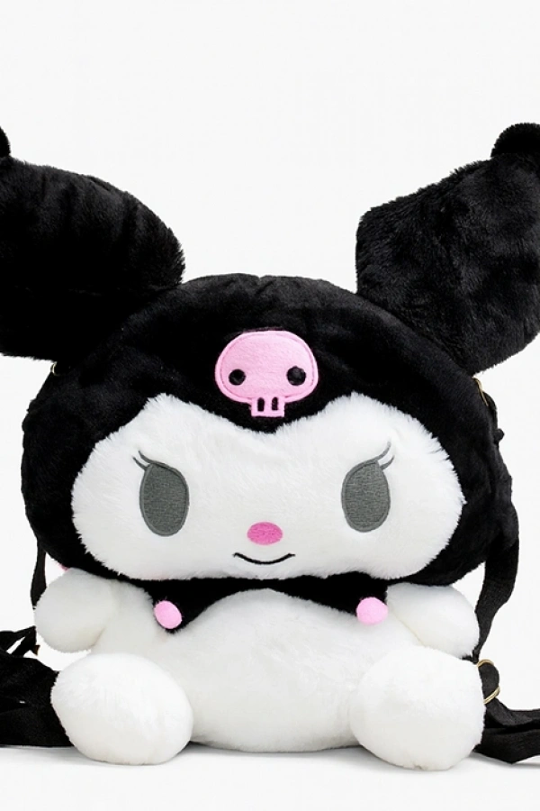 Sevimli Peluş Kuromi Sırt Çantası