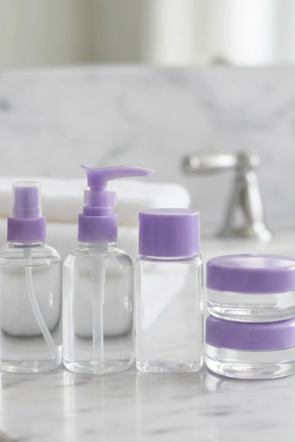 Seyahat İçin 5’li Şeffaf Kozmetik Şişe Seti 30 ml