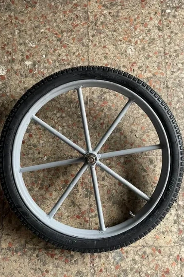 Seyyar Tezgah / Araba Tekerleği 50 cm - Borulu Jant (Jant Boyu:40 cm)