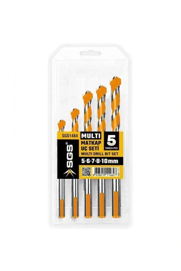 Sgs 1484 Multi Matkap Ucu Seti 5 Parça