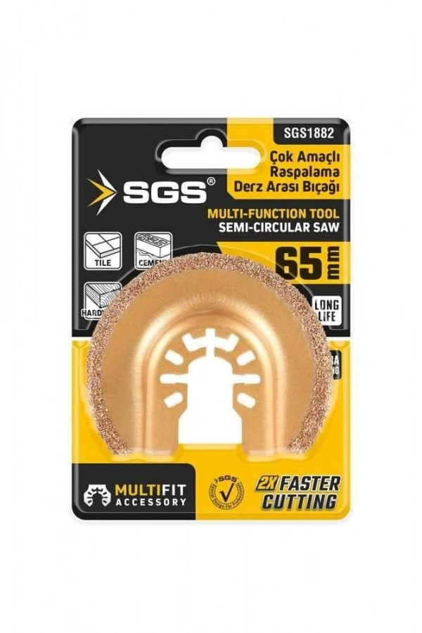 SGS 1882 Derz Arası Raspalama Bıçağı 65 mm Karbür