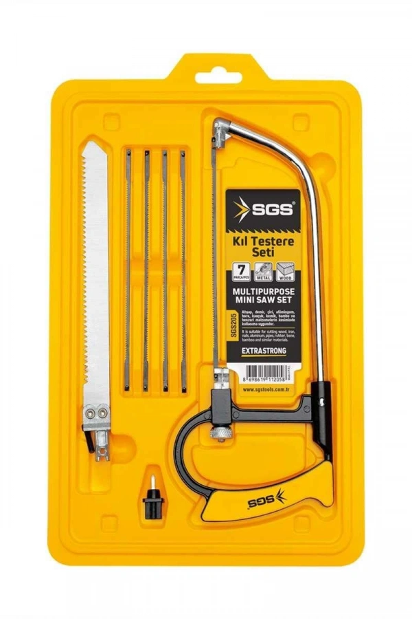 Sgs 205 Çok Amaçlı Kıl Testeresi Seti 7 Parça
