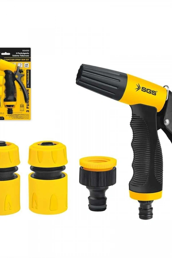 Sgs 4253 3 Fonksiyonlu Sulama Tabancası (4 Parça Set)