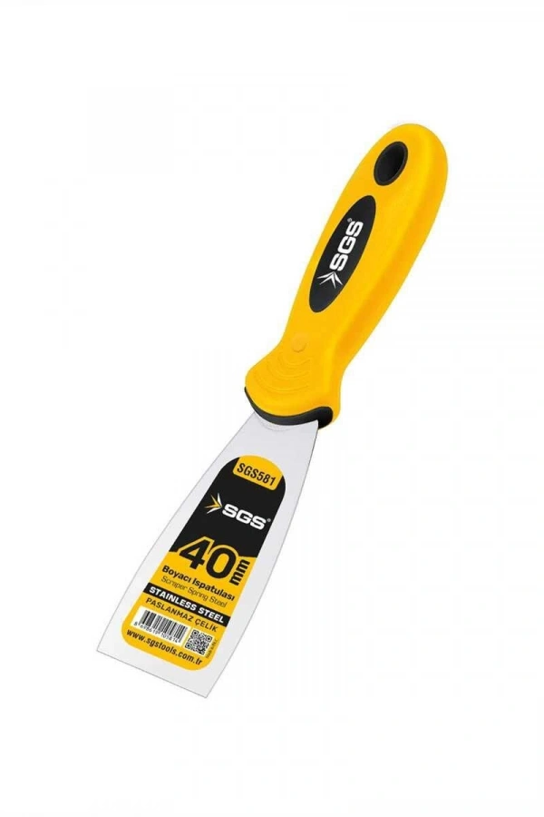 SGS 581 Spatula Paslanmaz Çelik 40 mm