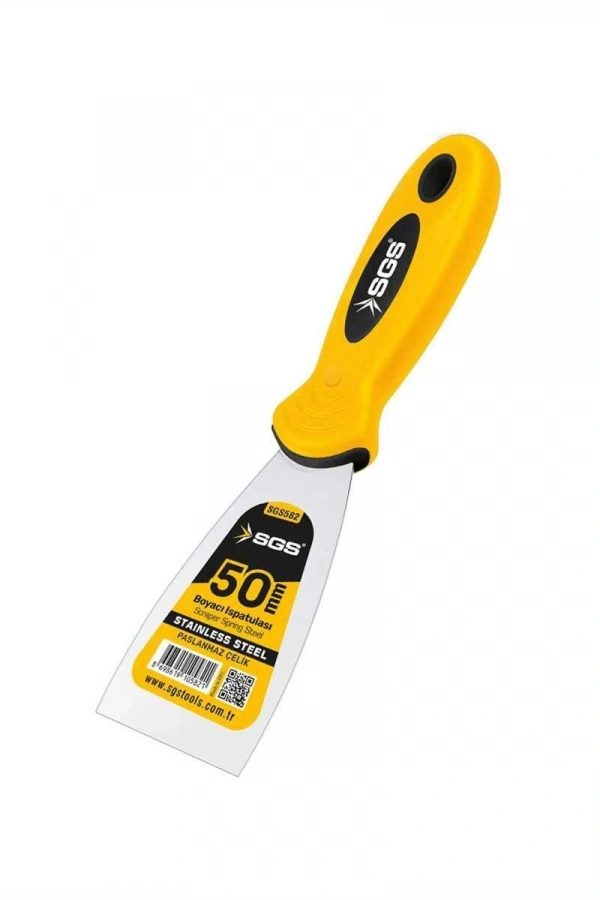SGS 582 Spatula Paslanmaz Çelik 50 mm