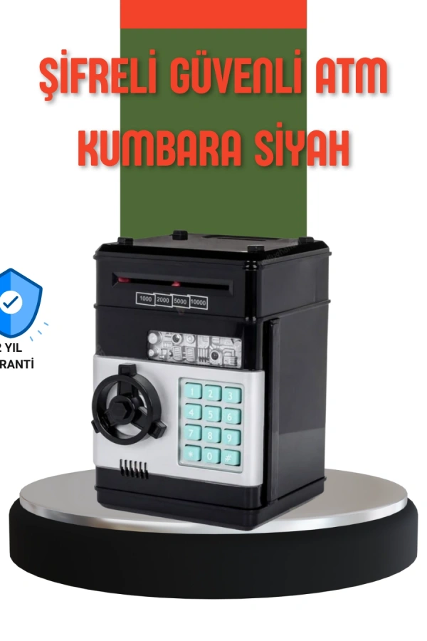Şifreli ATM Kasa Görünümlü Para Biriktirme Kumbarası