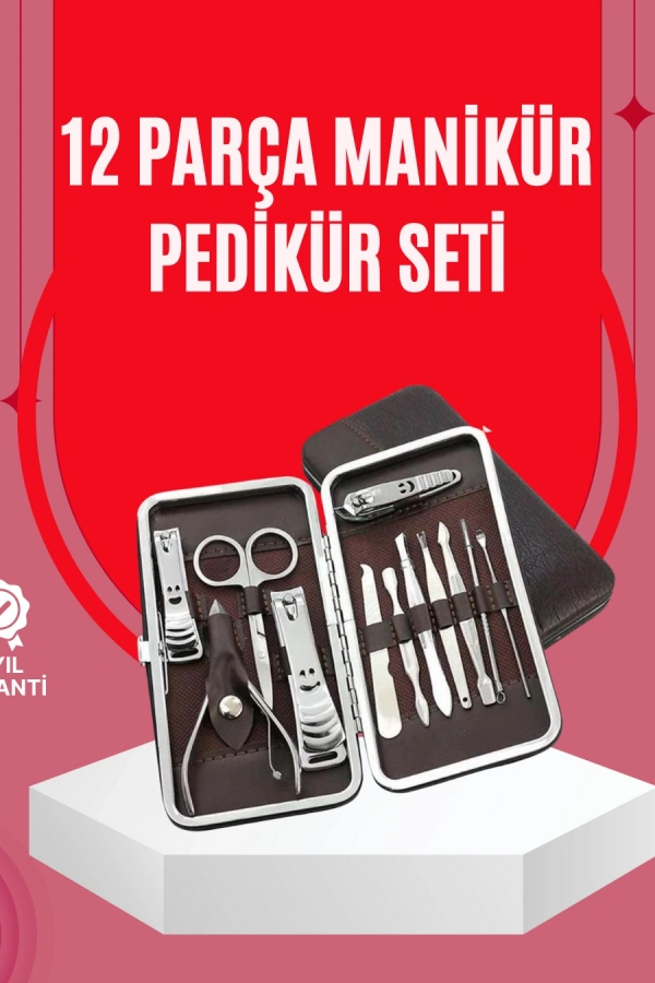 Şık ve Dayanıklı Çok Amaçlı Kişisel 12 Bakım Seti