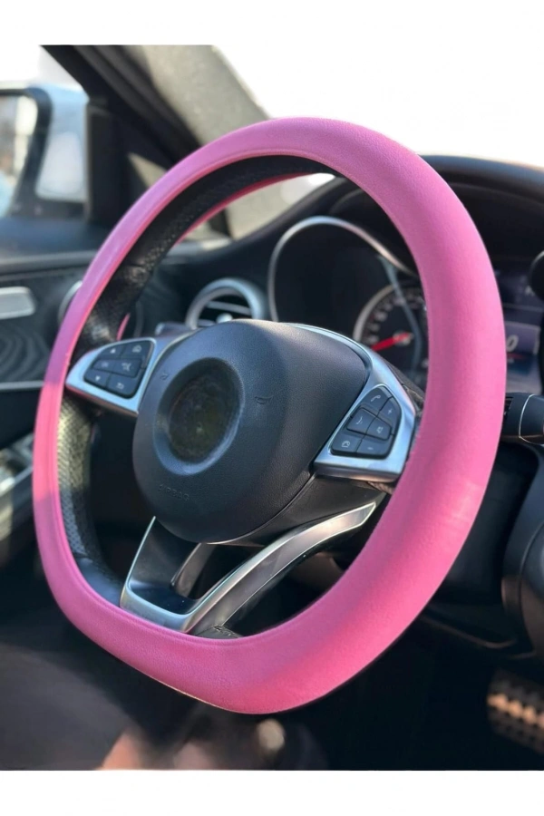 Silikon Direksiyon Kılıfı Pembe