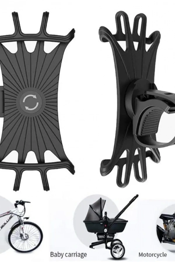 Silikon Esnek Bisiklet Telefon Tutucu