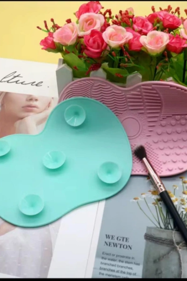 Silikon Makyaj Temizleme Matı