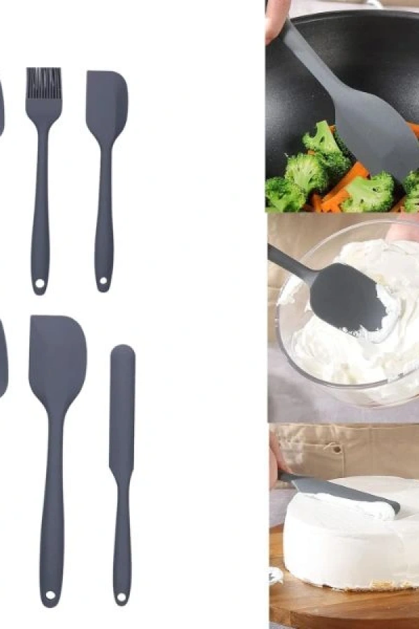 Silikon Spatula ve Fırça Seti