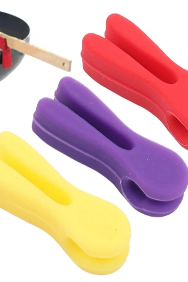 Silikon Tava Kaşık Tutacağı 3lü Paket