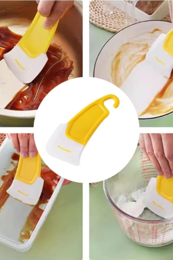 Silikon Uçlu Bulaşık Temizleme Kazıyıcı Spatula