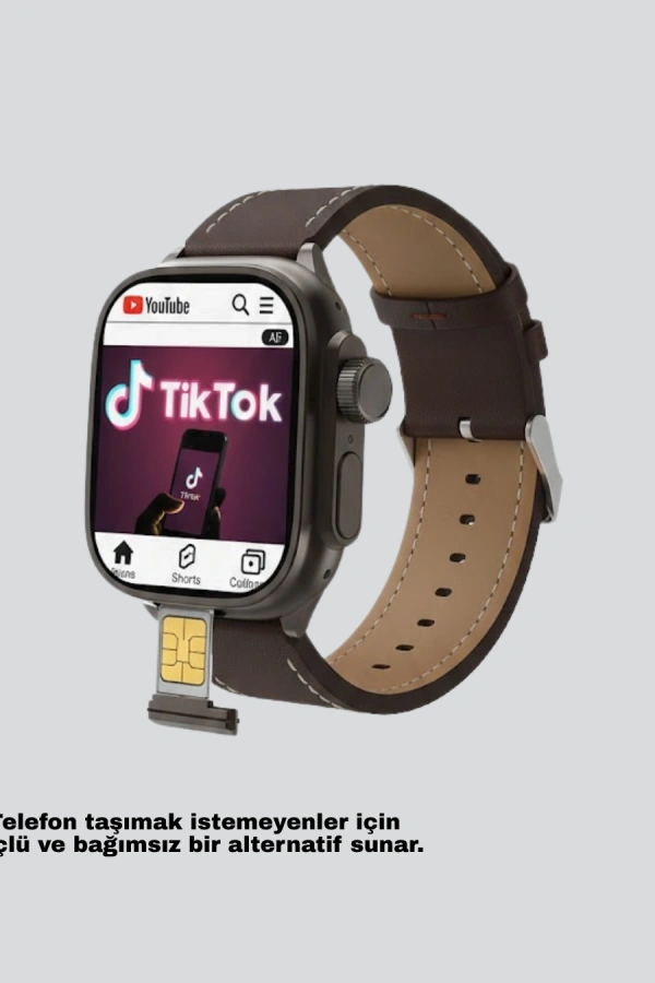 SIM Kartlı Akıllı Saat GPS WiFi Bluetooth Destekli
