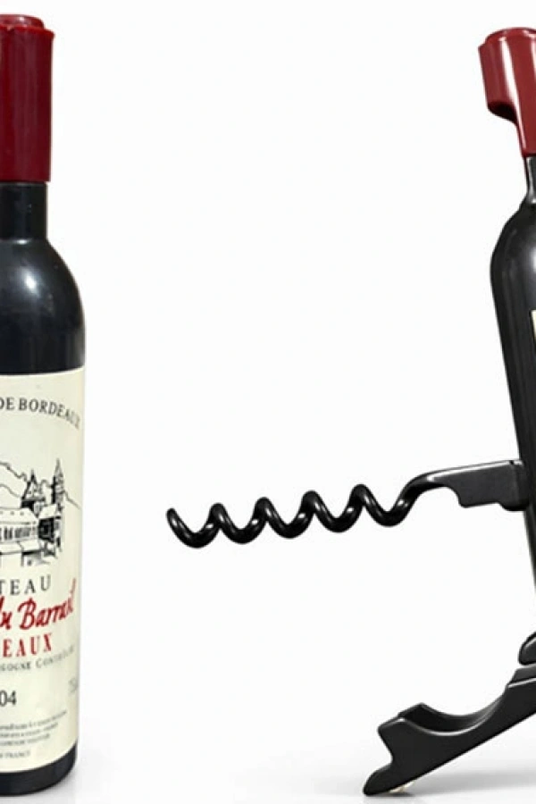 Şişe Tasarımlı Paslanmaz Çelik Tirbuşon Açacak