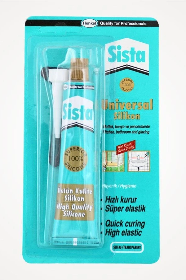 Sista Üniversal Silikon Tüp 50 Gr Şeffaf