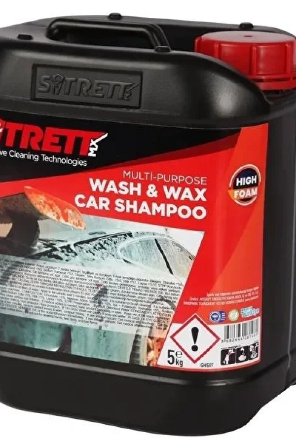 SİTRETT MX  Cilalı Boya Korumalı Oto Şampuanı Endüstriyel + 5 Kg