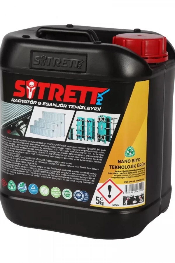 SİTRETT MX Radyatör & Eşanjör Temizleyici Endüstriyel Asidik 5 Kg