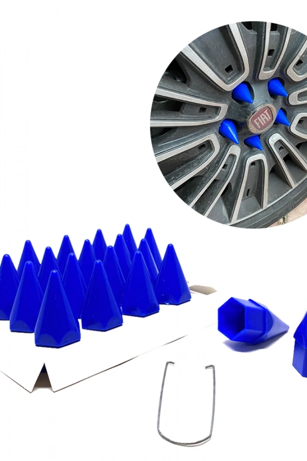 Sivri Mermi Bijon Kapağı Sökme Aparatlı Mavi 19mm