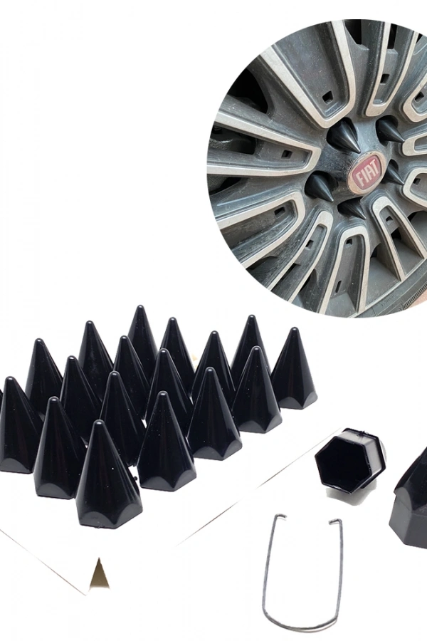 Sivri Mermi Bijon Kapağı Sökme Aparatlı Siyah 19mm