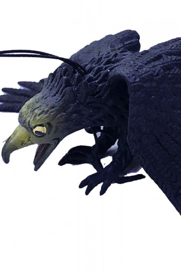 Siyah Plastik Kartal Yarasa Anahtarlık Şaka