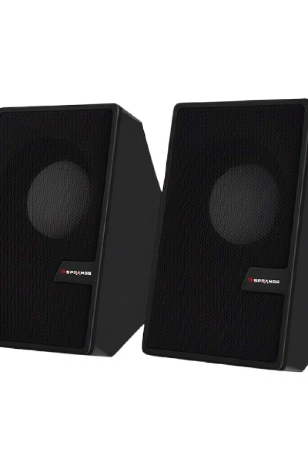 Siyah USB 2.0 + 3.5mm USB Hoparlör