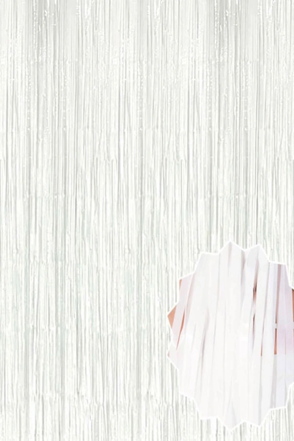 Soft Beyaz Renk Duvar ve Kapı Perdesi İthal 100x200 cm