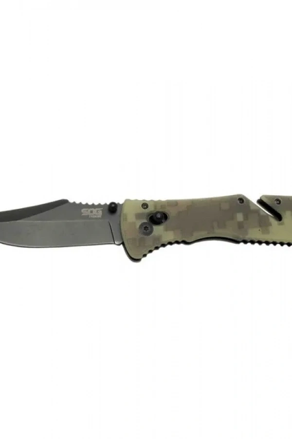 Sog Trident Çakı 21,5 cm Deri Kılıflı , Kemerlikli