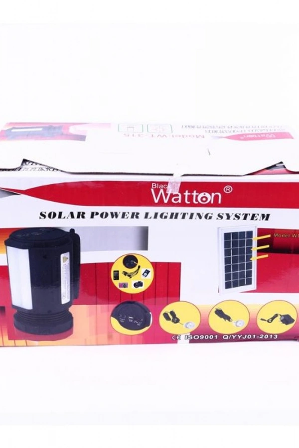 SOLAR GÜNEŞ ENERJİLİ FENER IŞILDAK LED AMPÜL WATTON WT-315