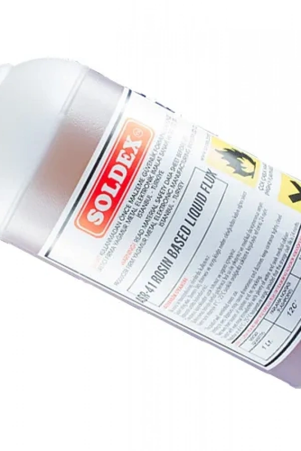 Soldex ASR41 1 LT - Reçine Bazlı Kırmızı Lehim Suyu