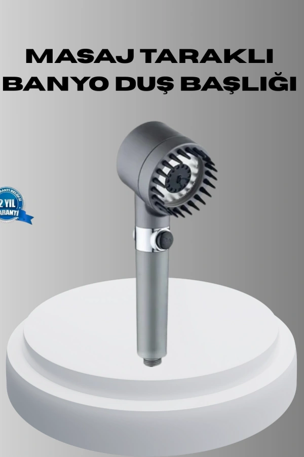 Spa Etkili Masaj Uçlu Duş Başlığı Ergonomik Tasarım