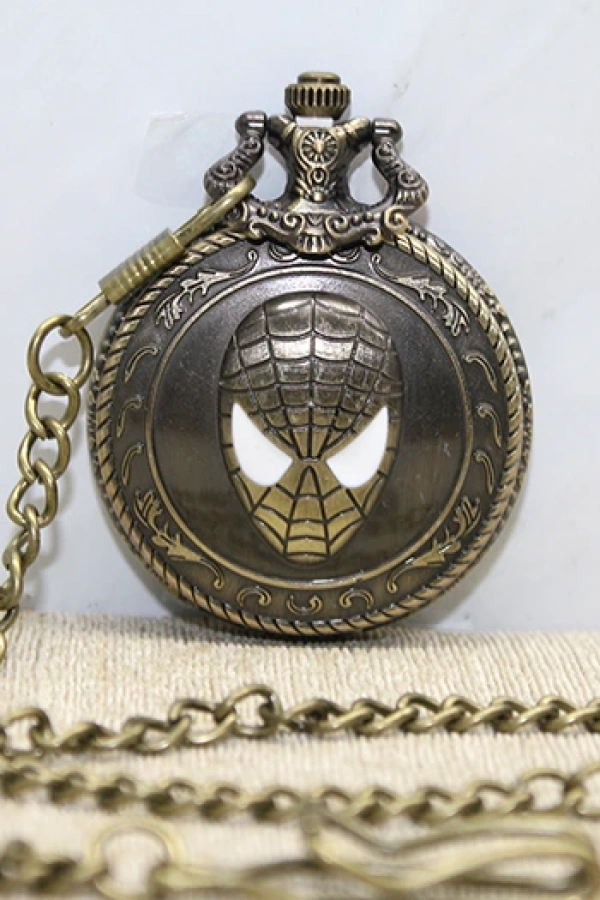 Spiderman Tasarımlı Köstekli Saat Model 2