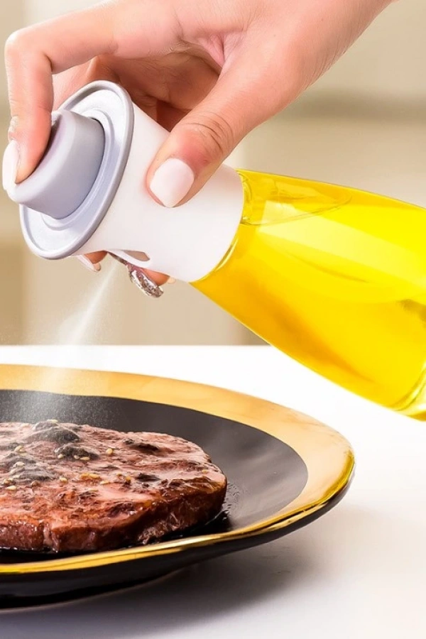 Spreyli Cam Yağ Sirke Şişesi