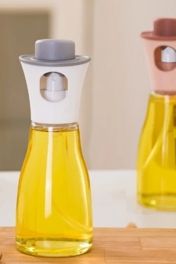 Spreyli Cam Yağ Sirke Şişesi