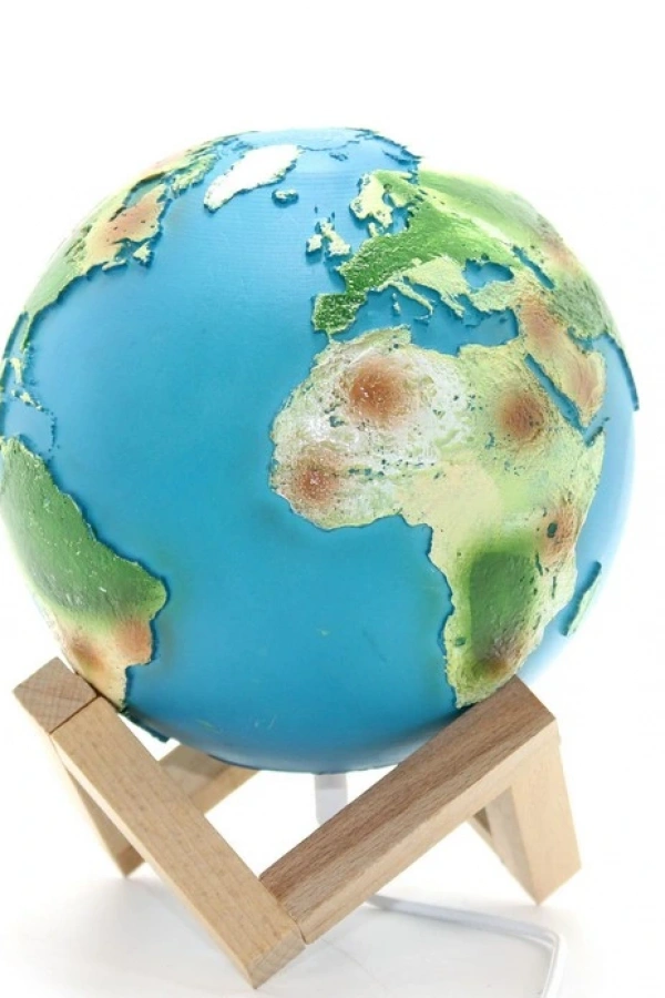 Standlı Işıklı Dünya Küre