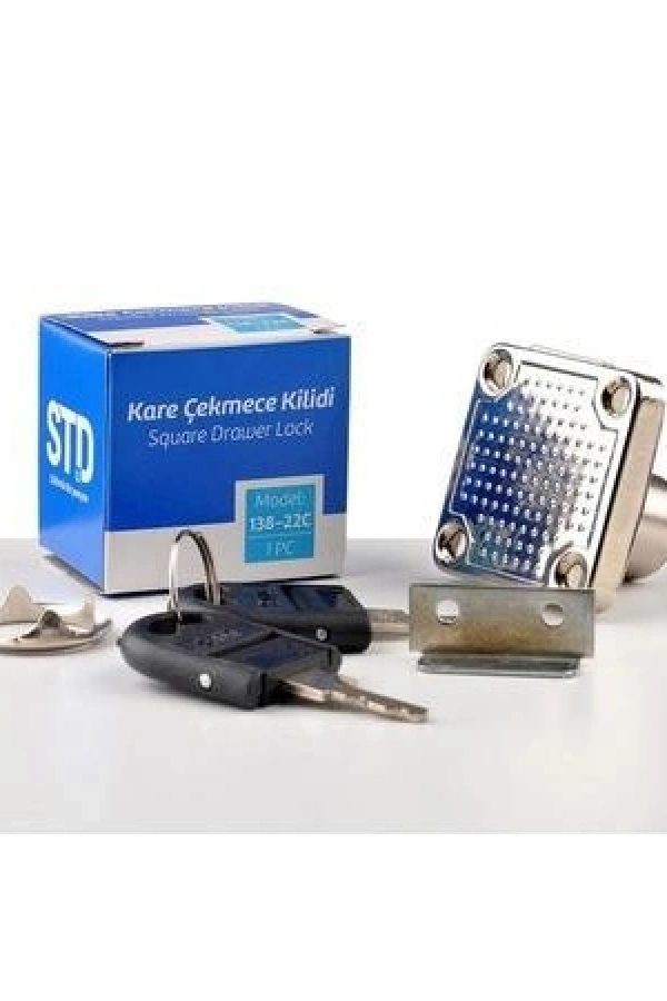 STD 138-22 mm Kare Çekmece Kilidi