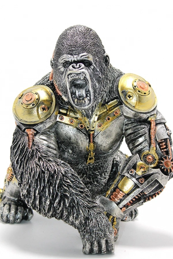 Steampunk Polyester King Kong Figürü