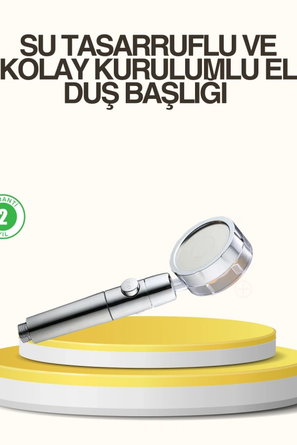 Su Basıncını Artıran Sızdırmaz Duş Başlığı