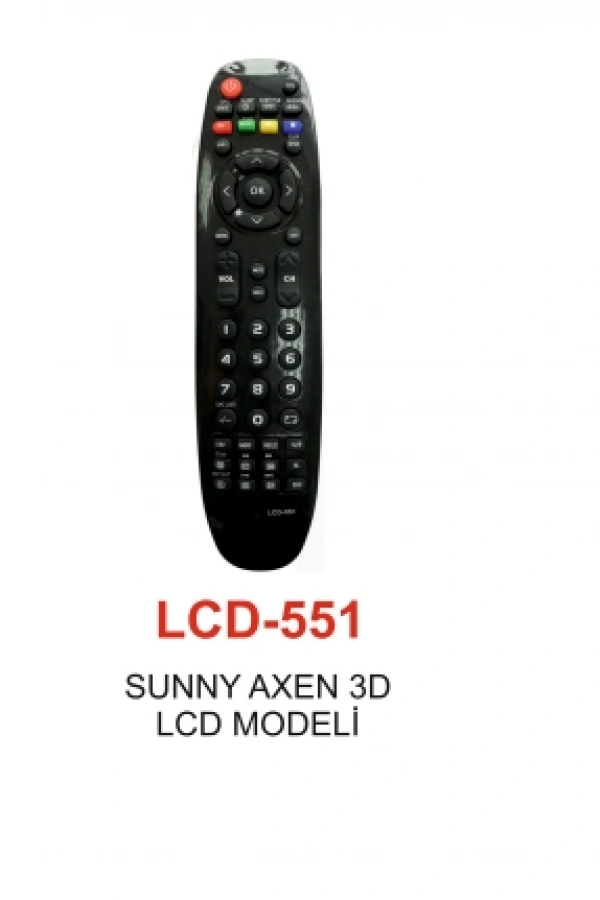 SUNNY - AXEN 3D Serisi TV KUMANDASI LCD 551