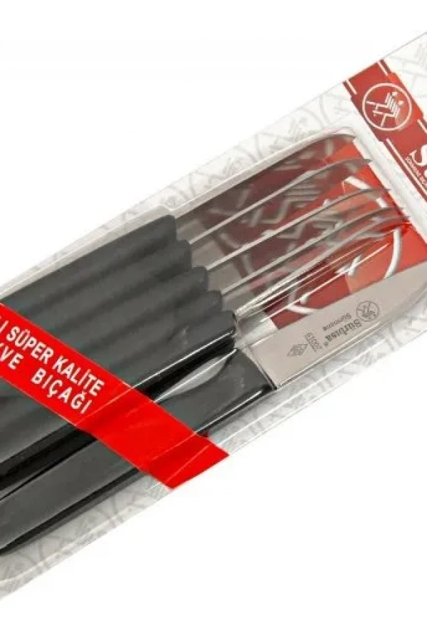 Sürbısa 61007 - Sürmene Meyve Bıçağı 7,5 cm 6 lı