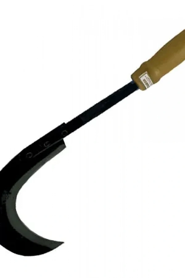 Sürmene Kırmızı Plastik Saplı Orak 43 Cm - Buğday Hasadı