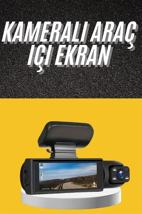 Sürüş Kamerası Video Kaydedici Hareket Algılama Gece Görüşlü